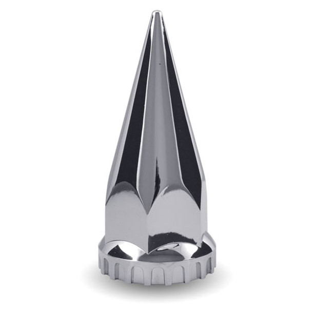 33MM X 5 Inch Chrome Thread-On Spike Nut Cover - Box Of 60