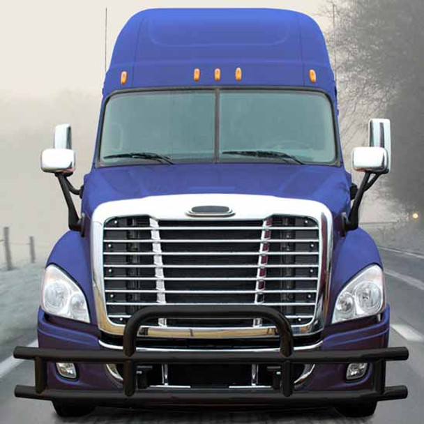 BESTfit Standard Black Grille Guard With Mounting Kit For Freightliner Cascadia 113 &125