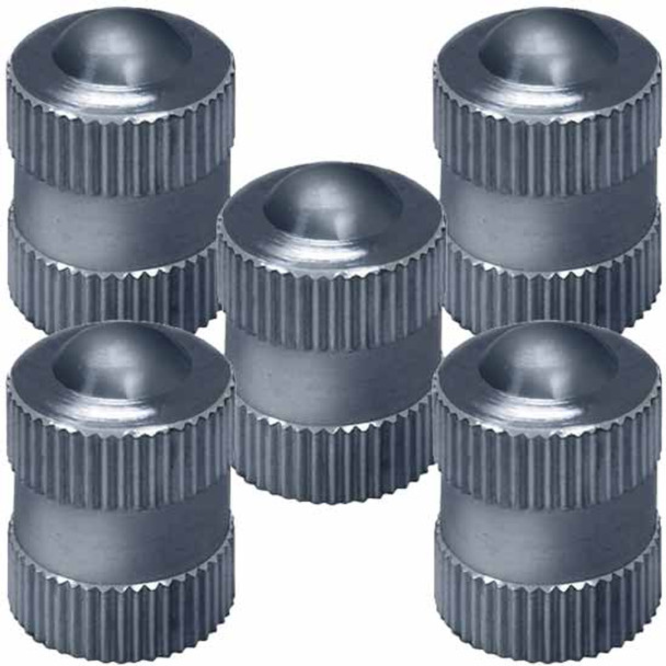 Chrome Valve Tire Stem Cap - Pack Of 5