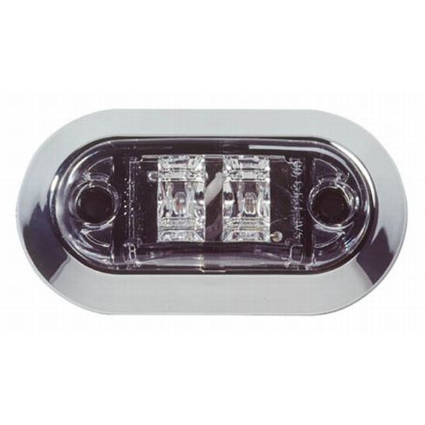 Amber LED Side Marker Light W/ Clear Lens - Replaces Ga100