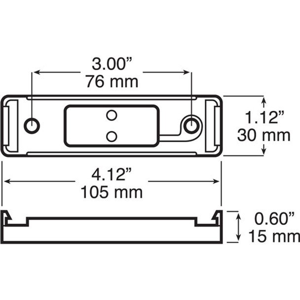 Chrome Mounting Bracket For M161 Series Lights