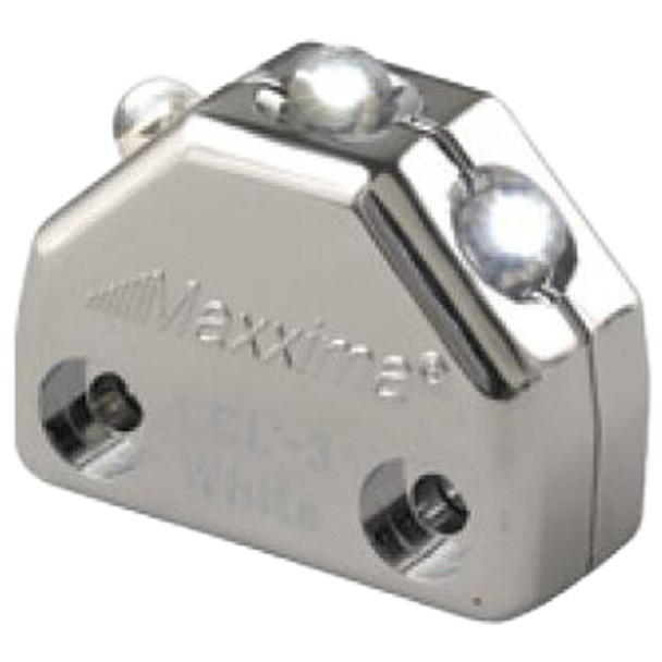 Micro Interior Chrome LED Courtesy Light W/ 3 White Diode