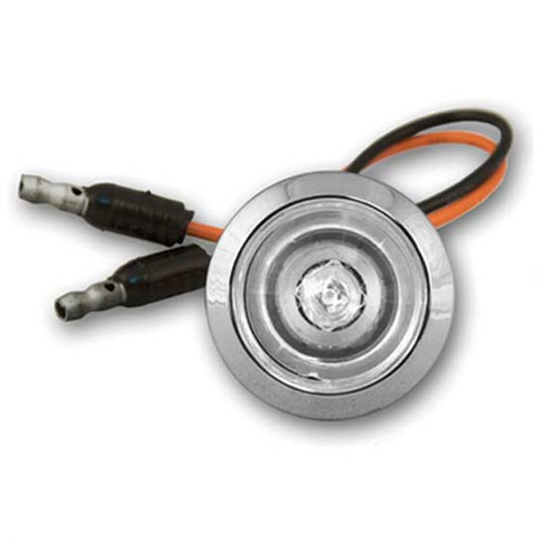 Amber Bullseye Light W/ Clear Lens