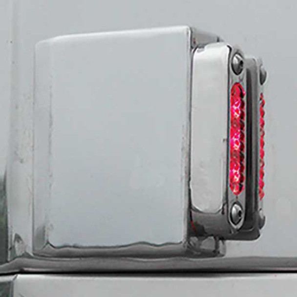 Stainless Steel Blind Mount Wedge Red Signal Light