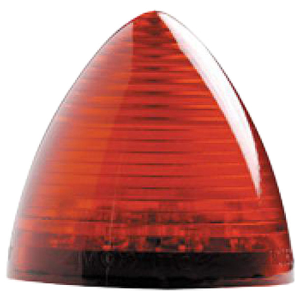 2.5 Inch 13 Diode Red LED Beehive Marker Light W/ Red Lens