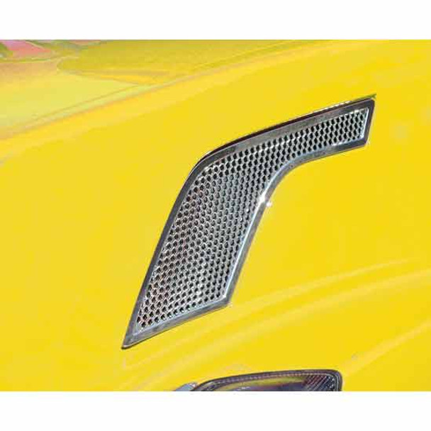 Chrome Air Intake Grille Volvo VNL Gen II - Driver Side