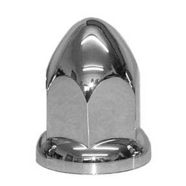 1.5 Inch Chrome Plastic Nut Cover With Flange