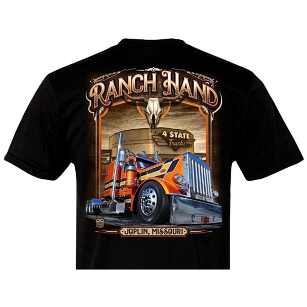 Ranch Hand Trucker T Shirt - X-Large Black