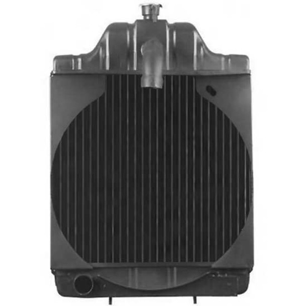 BESTfit Copper Brass Radiator With Oil Cooler 18 X 18.25 Inch For Case International 530CK, 580B, 580CK Tractors