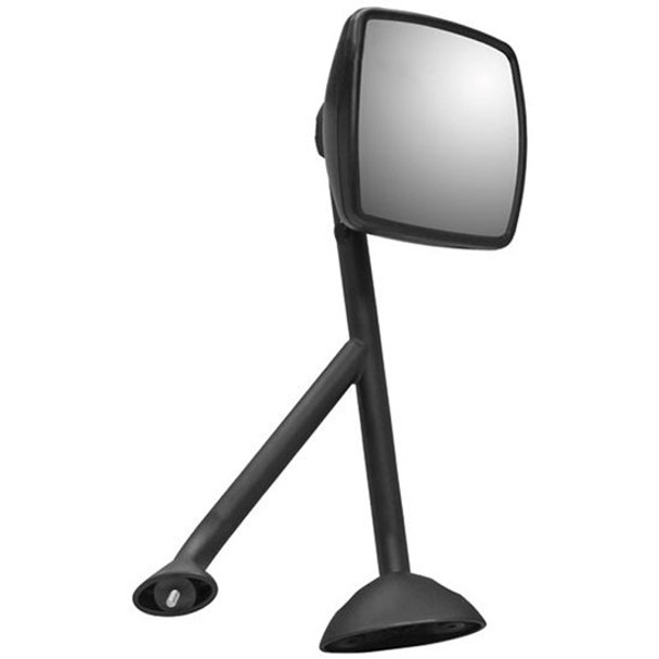 BESTfit Black Convex Mirror W/ Hood Bracket For International DuraStar Passenger Side 2002-2018