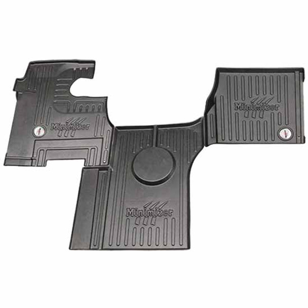 International 5900I SBA, 9900I W/ Automatic Transmission & Eagle Interior Package Minimizer Thermoplastic Floor Mat Set - 3 Piece
