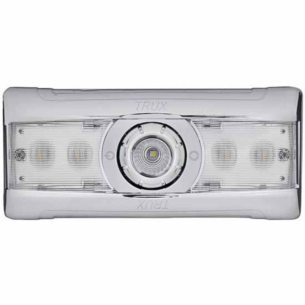 9 LED Interior Rectangular Light W/ Chrome Housing & 6 Color Option