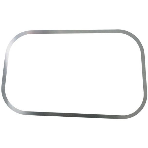 Stainless Steel Upper Sleeper Window Trim For Volvo VNL Gen I, Gen II & VT880