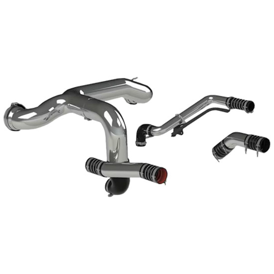 Peterbilt 389 Dynaflex Chrome Engine Intake