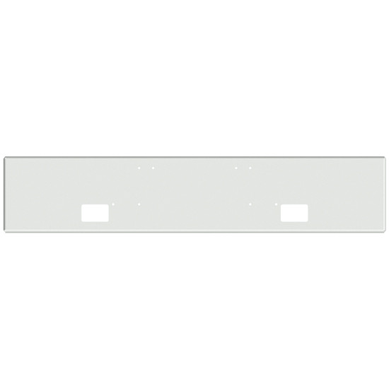 20-Inch Stainless Steel Texas Boxed End Bumper for Freightliner Classic XL, FLC 120 Cabover