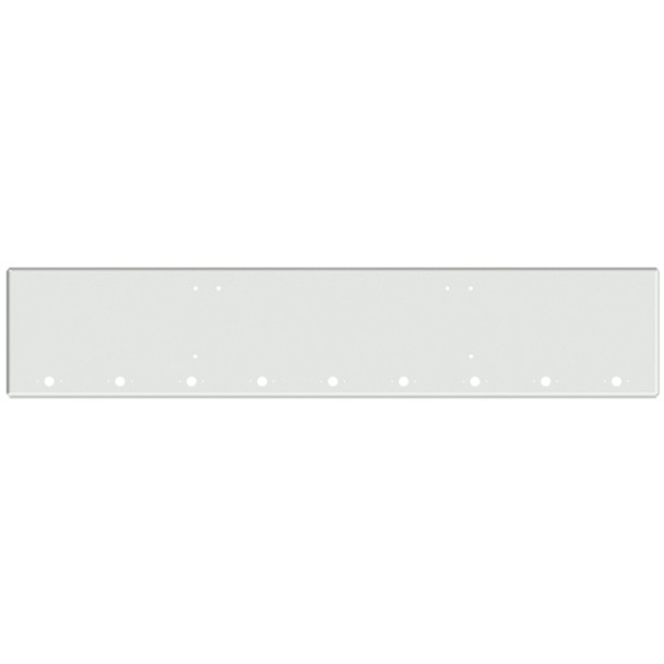 Freightliner Coronado New Style, 122SD 18 Inch American Eagle Chrome Bumper W/ Square Corners - 9 M1-P1 Light Holes