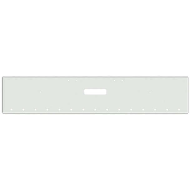 Freightliner Classic 120, XL 2002-2007 20 Inch Texas Chrome Bumper W/ Boxed Ends - Tow, 15 Rnd 3/4 Inch & End Rnd 3/4 Inch Light Holes