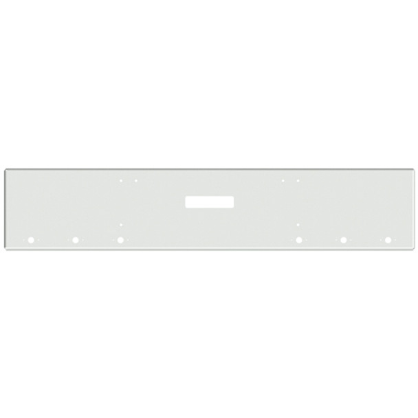 22-Inch Chrome Boxed American Eagle Bumper for Freightliner Classic 120 or XL 132 (2008-2010), With Center Tow Hole, 6 Millennium Light Holes and Mounting Holes