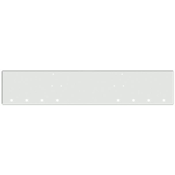 Peterbilt 357 378 379 20 Inch Chrome American Eagle Bumper W/ Square Corners - 8 M3 - P3 Light Holes By Valley Chrome