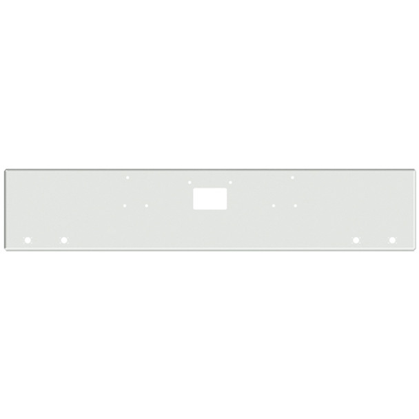 Peterbilt 357 378 379 20 Inch Chrome American Eagle Bumper W/ Square Corners - Tow & 4 M3 - P3 Light Holes By Valley Chrome