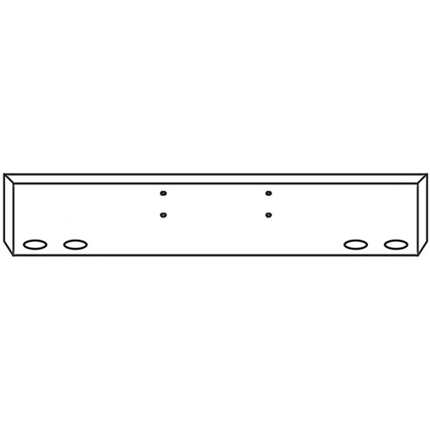 Western Star 4900FA, 4900SF, 4964 20 Inch Chrome Texas Bumper W/ Boxed Ends & 4 M1 - P1 Light Holes By Valley Chrome Western Star 4900FA, 4900SF, 4964 20 Inch Chrome Texas Bumper W/ Boxed Ends & 4 M1 - P1 Light Holes By Valley Chrome