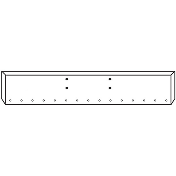 Western Star 4900FA, 4900SF, 4964 22 Inch Chrome Texas Bumper W/ Boxed Ends- 15 Rnd 3/4 Inch & End 3/4 Inch Light Holes By Valley Chrome Western Star 4900FA, 4900SF, 4964 22 Inch Chrome Texas Bumper W/ Boxed Ends- 15 Rnd 3/4 Inch & End 3/4 Inch Light Holes By Valley Chrome