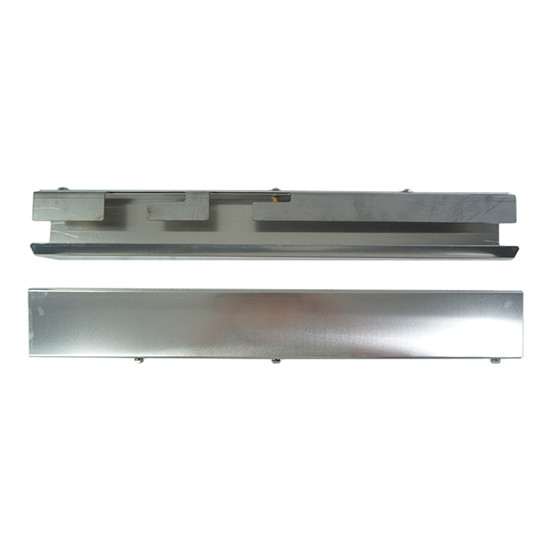 SS Rear Air Cleaner Blank Panels, 3 Bolts On Top For Peterbilt 589