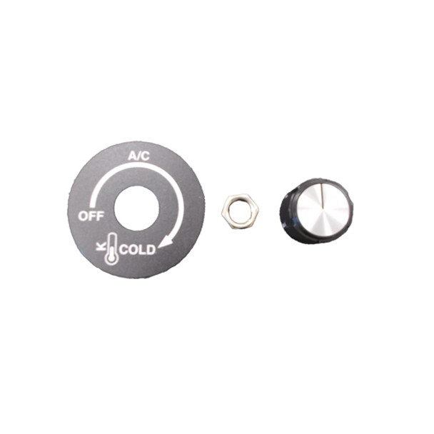 BESTfit HVAC Cold Control Decal, Nut, & Bolt For  Peterbilt 359 1967-1987