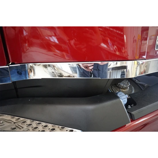 Chrome Shop Mafia 304 Stainless Steel Transition Panels, Blank For Kenworth T680 Gen II