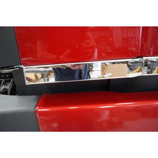 Chrome Shop Mafia 304 Stainless Steel Sleeper Extender Panels, Blank For Kenworth T680NG