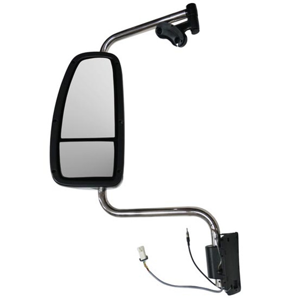 BESTfit Chrome Heated Mirror Assembly Driver Side For International 9200,  9400, 9900