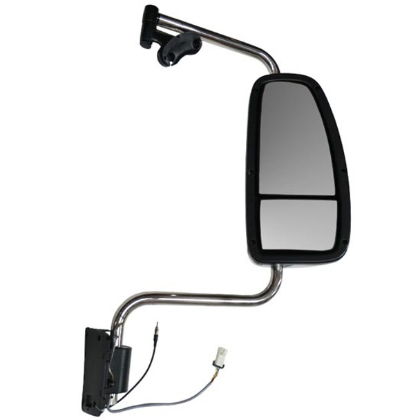 BESTfit Chrome Heated Mirror Assembly Passenger Side For  International 9200i,  9400i,  9900i BESTfit Chrome Heated Mirror Assembly Passenger Side For  International 9200i,  9400i,  9900i