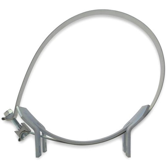 Chrome Shop Mafia 10 Inch Diameter Muffler Clamp For Volvo VNL, VNM & WIA