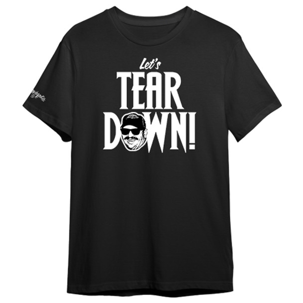 Chrome Shop Mafia Lets Tear Down Black Short Sleeve T-Shirt - 2XL