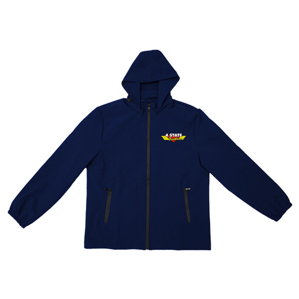 4 State Trucks Navy Jacket With Logo - 3X Large 4 State Trucks Navy Jacket With Logo - 3X Large