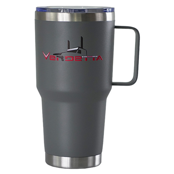 Vendetta Gray 30 Oz Travel Mug