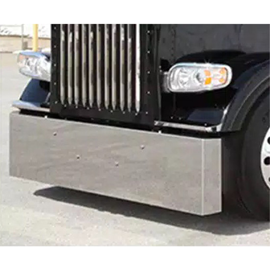 Peterbilt 389 20 Inch Stainless Steel Standard Mitered End Bumper