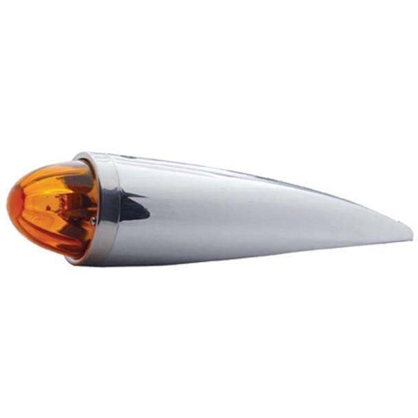 Chrome Torpedo Amber Cab Light