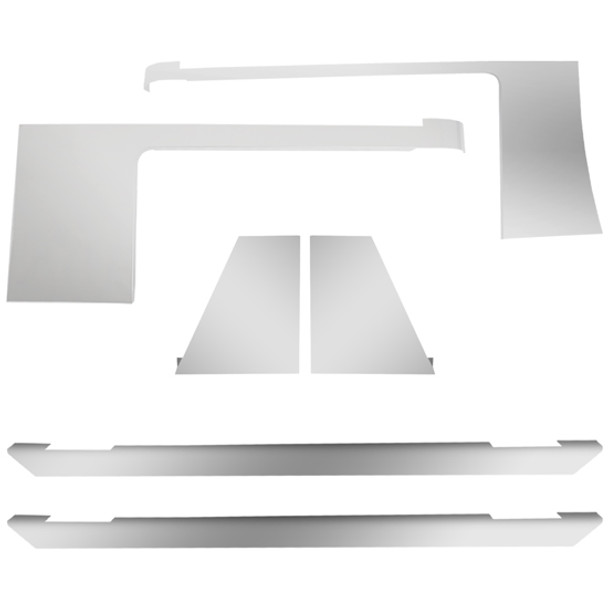 Peterbilt 389 CSM SS Cab, Cowl, 70 Inch Sleeper Panels W/ Bulkhead Light Holes 5.00/1.00 Inch For W/ Aftermarket Exhaust