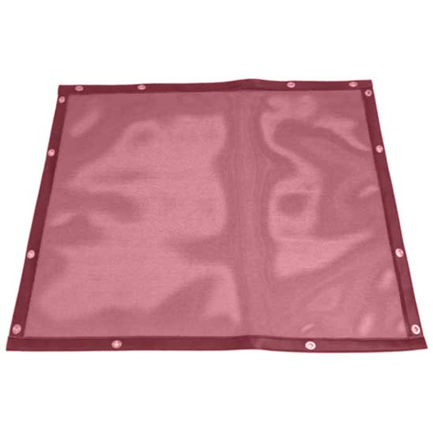 Peterbilt 379 127BBC Plain Mesh Black Cherry Vinyl Bug Screen W/ Vinyl Trim