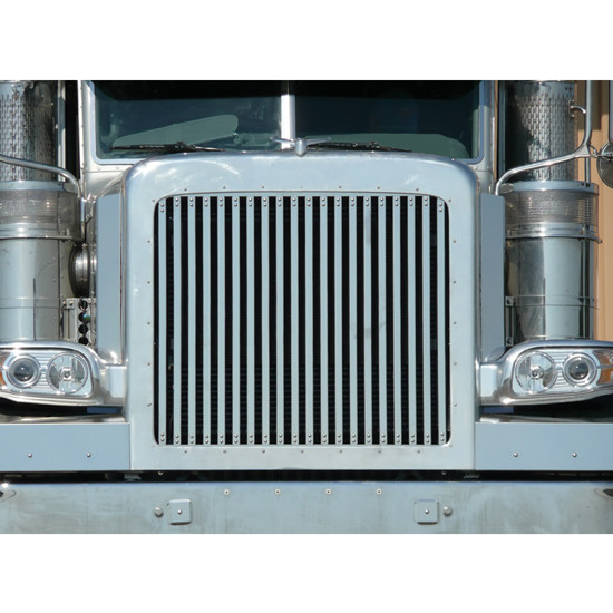 20 Vertical Bar Grille Inserts for Peterbilt 388/389