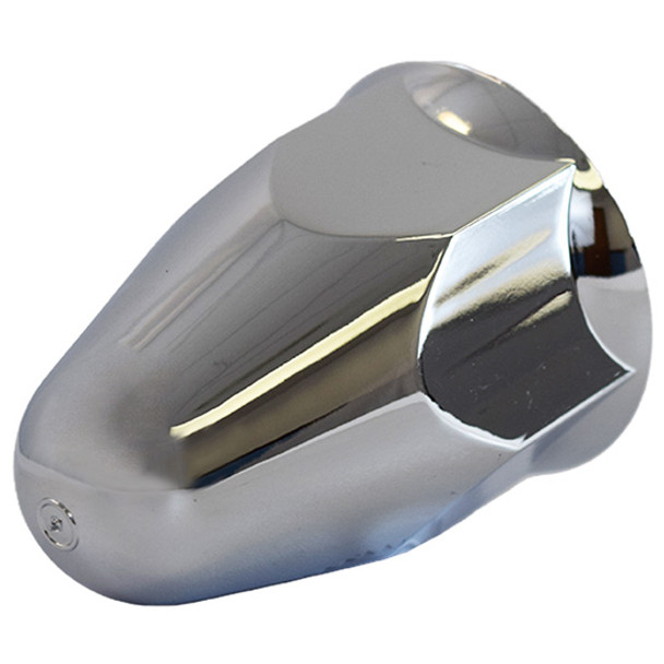 1.5 X 2.75 Inch Chrome Plastic Bullet Budd Nut Cover