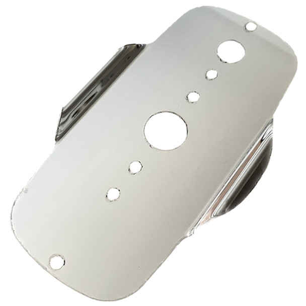 Stainless Steel Interior Light Bracket with Single Watermelon Light Hole and Toggle Switch for 2008+ Peterbilt