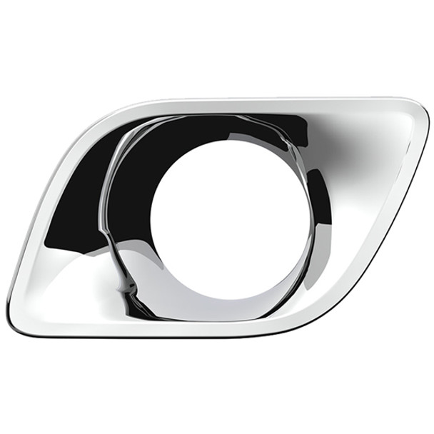 Kenworth T680 Chrome Plastic Fog Light Bezel - Driver Side