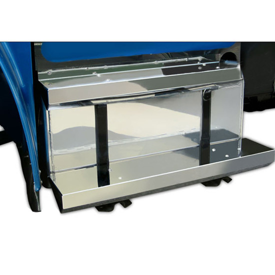 Stainless Steel 4-Piece Box Tank Steps for Freightliner M2