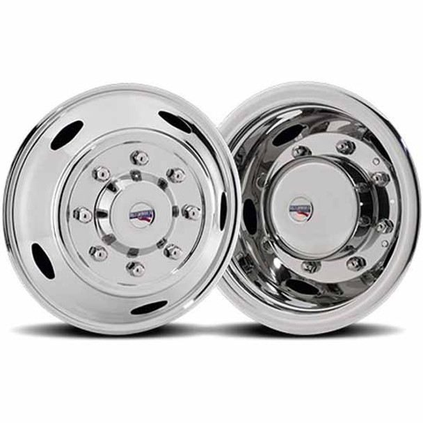 Ford F450-F550 W/ 29839, 29884, 8C34-1015-DB, F2567 Wheels 6 X 19.5 Inch Classic Series Simulator Kit W/ Oval Holes