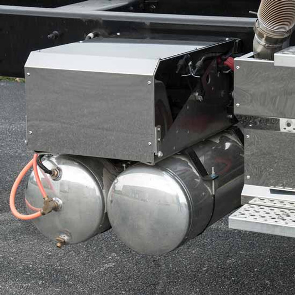 Stainless Steel Battery Box Cover For International HX620 Stainless Steel Battery Box Cover For International HX620