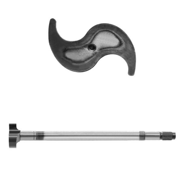 Air Brake Camshaft 25.063-Inch – Driver Side Replacement for CS41432 and M16WKL25252 For Dana Spicer and Standard Forge Axles