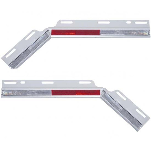 24 Inch Angled Top Flap Plate W/ Reflector