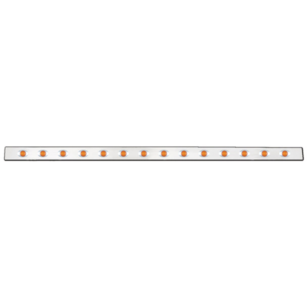 94-Inch Full Under Bumper Bar with Fourteen M3 Amber LED Lights 94-Inch Full Under Bumper Bar with Fourteen M3 Amber LED Lights